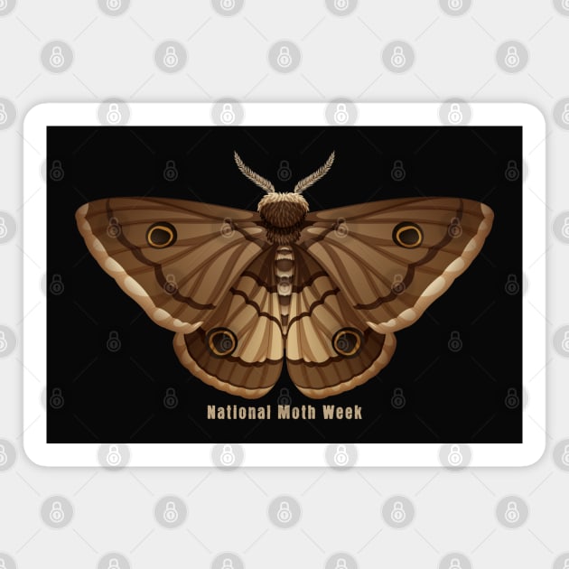 National Moth Week Magnet by HolidayBug